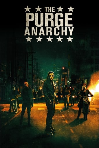 One night per year, the government sanctions a 12-hour period in which citizens can commit any crime they wish -- including murder -- without fear of punishment or imprisonment. Leo, a sergeant who lost his son, plans a vigilante mission of revenge during the mayhem. However, instead of a death-dealing avenger, he becomes the unexpected protector of four innocent strangers who desperately need his help if they are to survive the night.