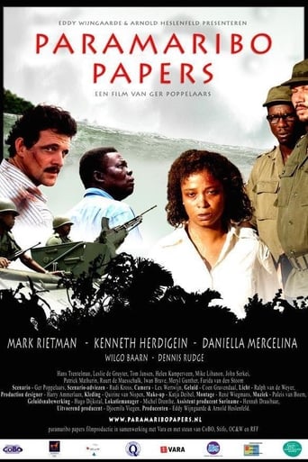 The notorious December killings in Surinam in the early eighties seem to be the starting point for the political thriller Paramaribo Papers. Largely shot in Surinam, this TV film tells about secret agent Robert Lipmann, who is ordered by the Dutch government to start a search for the disappeared journalist Kevin Poelgeest. The country is plagued by great agitation under the military regime of commander Raymond Markelo, who is forcefully thwarting the opposition. During his search, Lipmann meets Elvira, Kevin's sister who is having an affair with the commander. Like Lipmann, she is convinced that Kevin's supposed death involves a settlement in the drug scene. But then, important evidence pops up and the cause of Kevin's disappearance has to be regarded from quite a different perspective. Unknowingly, they head for the tragic events of 8 December 1982.