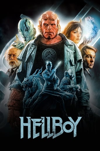 In the final days of World War II, the Nazis attempt to use black magic to aid their dying cause. The Allies raid the camp where the ceremony is taking place, but not before a demon—Hellboy—has already been conjured. Joining the Allied forces, Hellboy eventually grows to adulthood, serving the cause of good rather than evil.