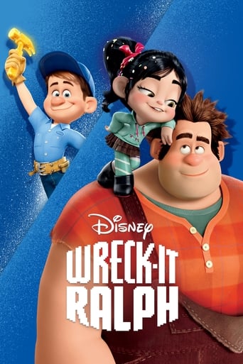 Wreck-It Ralph is the 9-foot-tall, 643-pound villain of an arcade video game named Fix-It Felix Jr., in which the game's titular hero fixes buildings that Ralph destroys. Wanting to prove he can be a good guy and not just a villain, Ralph escapes his game and lands in Hero's Duty, a first-person shooter where he helps the game's hero battle against alien invaders. He later enters Sugar Rush, a kart racing game set on tracks made of candies, cookies and other sweets. There, Ralph meets Vanellope von Schweetz who has learned that her game is faced with a dire threat that could affect the entire arcade, and one that Ralph may have inadvertently started.